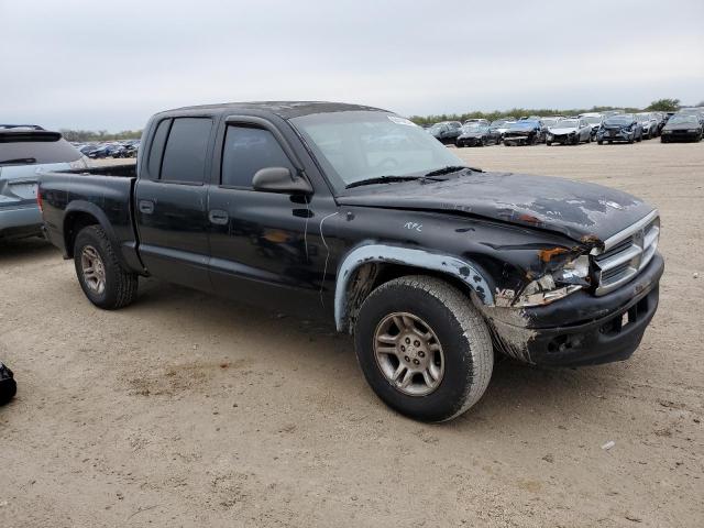 1D7HL38K14S639375 - 2004 DODGE DAKOTA QUA BLACK photo 4