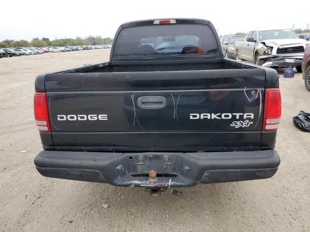 1D7HL38K14S639375 - 2004 DODGE DAKOTA QUA BLACK photo 6