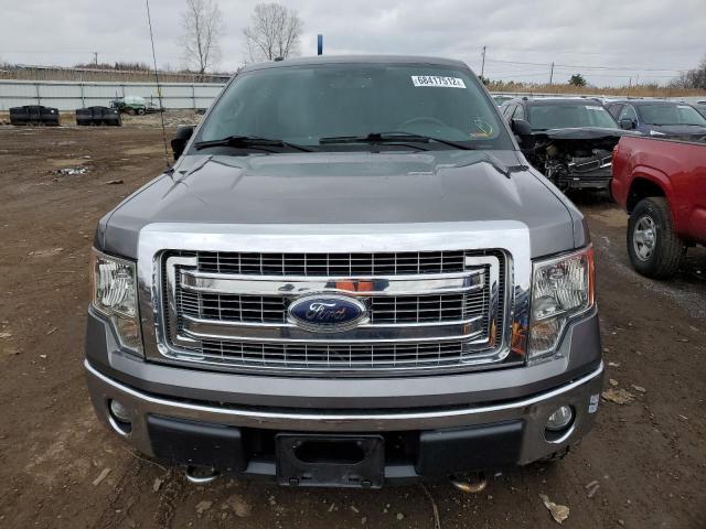 1FTFX1EF0DFD98645 - 2013 FORD F150 4WD GRAY photo 5