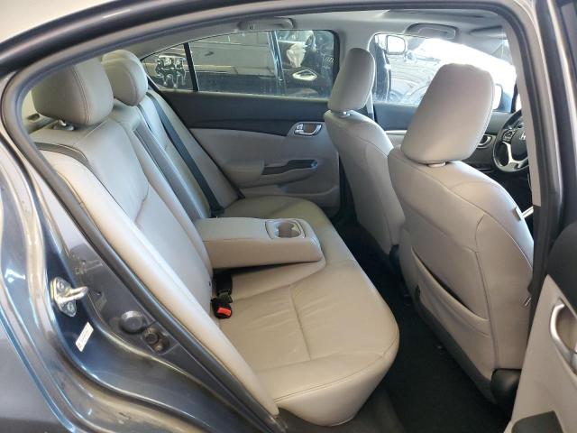 19XFB2F98DE077427 - 2013 HONDA CIVIC EXL رمادي صورة 10