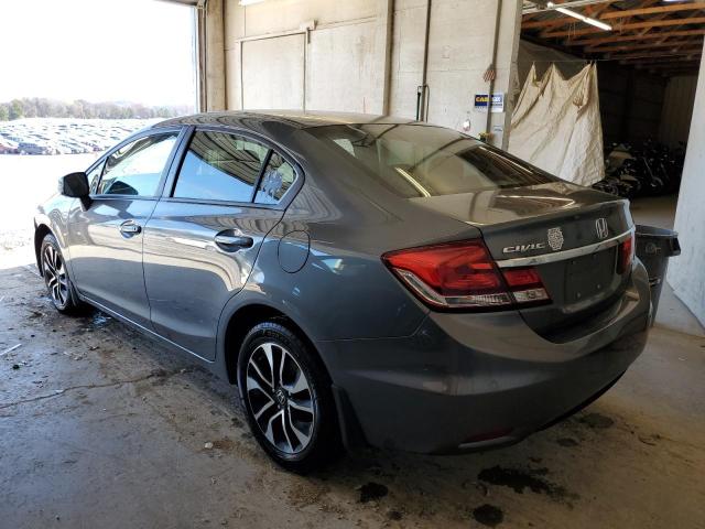 19XFB2F98DE077427 - 2013 HONDA CIVIC EXL رمادي صورة 2