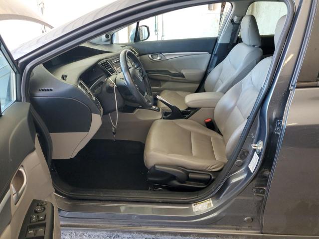 19XFB2F98DE077427 - 2013 HONDA CIVIC EXL رمادي صورة 7