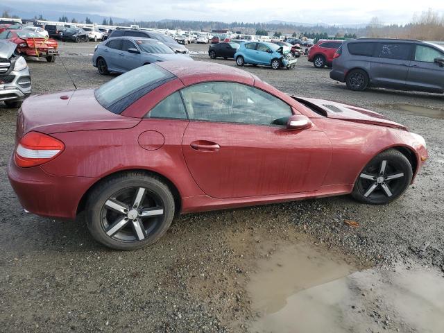 WDBWK54F27F141044 - 2007 MERCEDES-BENZ SLK 280 RED photo 3