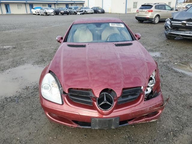 WDBWK54F27F141044 - 2007 MERCEDES-BENZ SLK 280 RED photo 5