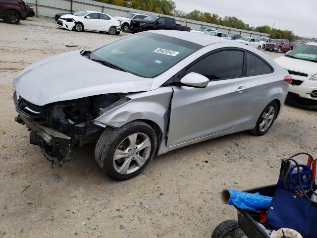 KMHDH6AE9DU009684 - 2013 HYUNDAI ELANTRA CO SILVER photo 1