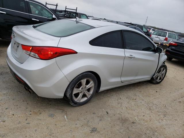 KMHDH6AE9DU009684 - 2013 HYUNDAI ELANTRA CO SILVER photo 3