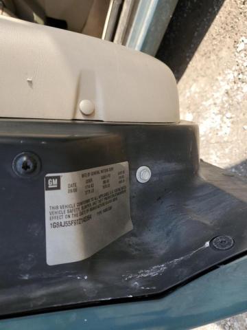 1G8AJ55F97Z143394 - 2007 SATURN ION LEVEL მწვანე ფოტო 12