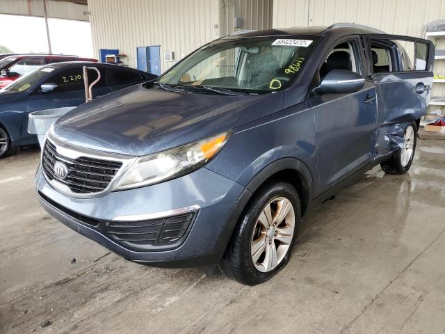 KNDPB3A21D7399282 - 2013 KIA SPORTAGE B GRAY photo 1