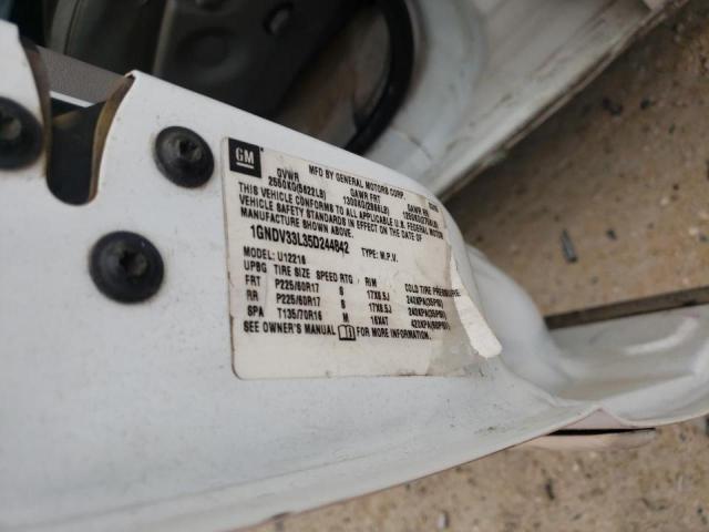 1GNDV33L35D244842 - 2005 CHEVROLET UPLANDER L Ağ foto 13