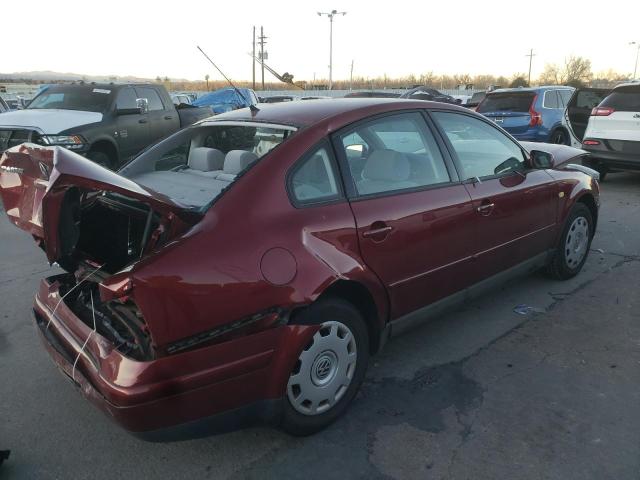 WVWMA63B9XE223813 - 1999 VOLKSWAGEN PASSAT GLS BURGUNDY photo 3