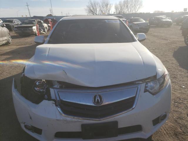 JH4CU2F69CC005823 - 2012 ACURA TSX TECH WHITE photo 5