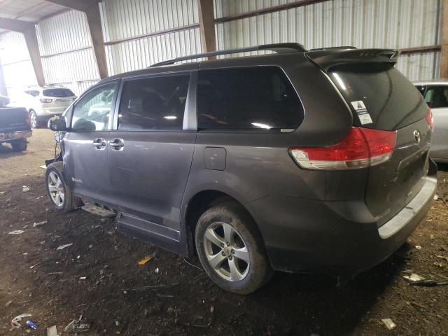 5TDKK3DC2CS204471 - 2012 TOYOTA SIENNA LE GRAY photo 2