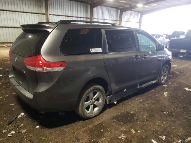 5TDKK3DC2CS204471 - 2012 TOYOTA SIENNA LE GRAY photo 3