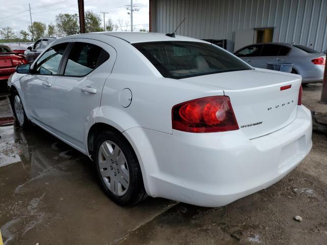 1B3BD4FB6BN616628 - 2011 DODGE AVENGER EX WHITE photo 2