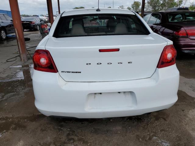 1B3BD4FB6BN616628 - 2011 DODGE AVENGER EX WHITE photo 6