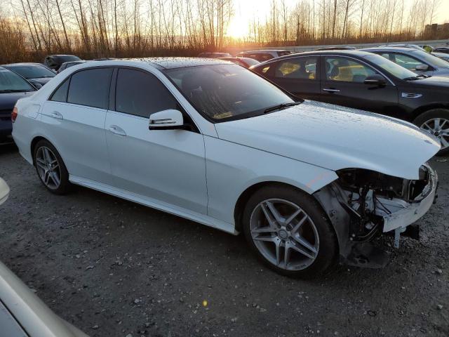 WDDHF8JB4EA992442 - 2014 MERCEDES-BENZ E 350 4MAT WHITE photo 4