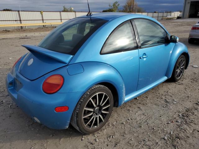 3VWGK31C04M422224 - 2004 VOLKSWAGEN NEW BEETLE BLUE photo 3