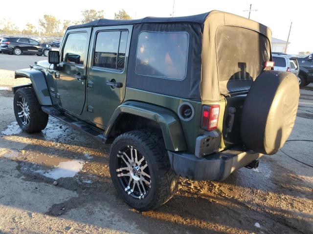 1J4GB59167L102259 - 2007 JEEP WRANGLER S GREEN photo 2