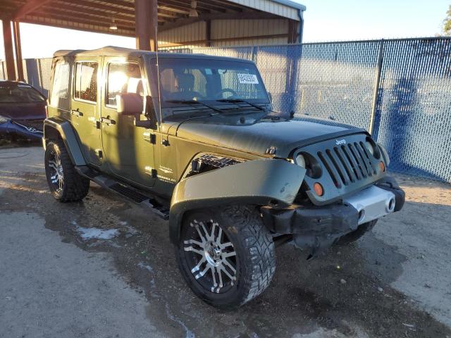 1J4GB59167L102259 - 2007 JEEP WRANGLER S GREEN photo 4