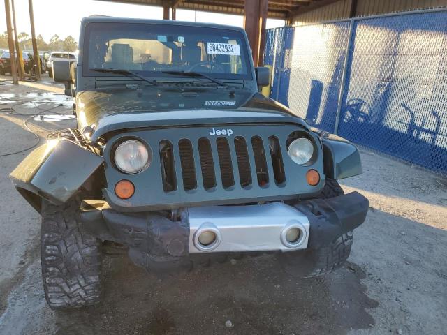 1J4GB59167L102259 - 2007 JEEP WRANGLER S GREEN photo 5