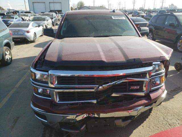 1GCVKREC9EZ203382 - 2014 CHEVROLET SILVERADO RED photo 5