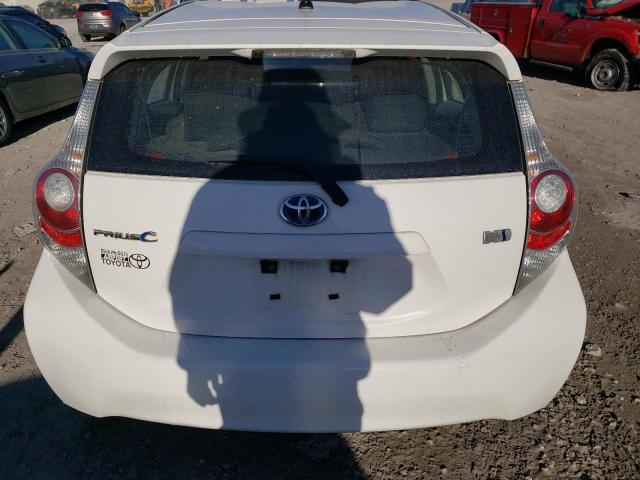 JTDKDTB39C1500632 - 2012 TOYOTA PRIUS C WHITE photo 6