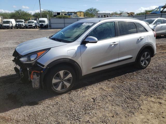 KNDCD3LD5J5191467 - 2018 KIA NIRO EX SILVER photo 1