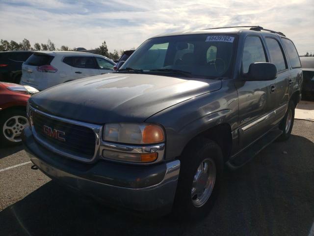 1GKEC13TX2R172600 - 2002 GMC YUKON GRAY photo 1