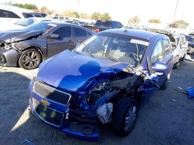 KL1TD66E09B618614 - 2009 CHEVROLET AVEO LS 蓝色 照片 1