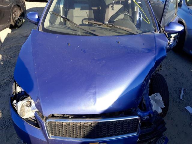 KL1TD66E09B618614 - 2009 CHEVROLET AVEO LS 蓝色 照片 11