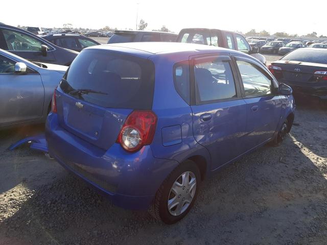 KL1TD66E09B618614 - 2009 CHEVROLET AVEO LS 蓝色 照片 3