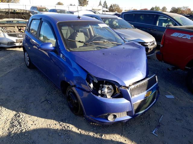 KL1TD66E09B618614 - 2009 CHEVROLET AVEO LS 蓝色 照片 4