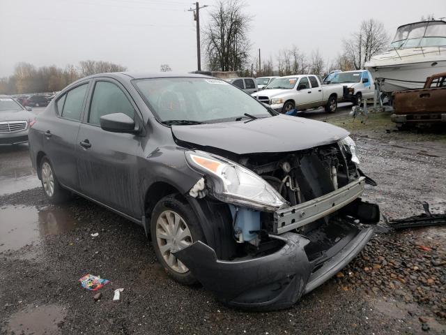 3N1CN7AP9HL825846 - 2017 NISSAN VERSA S CHARCOAL photo 1