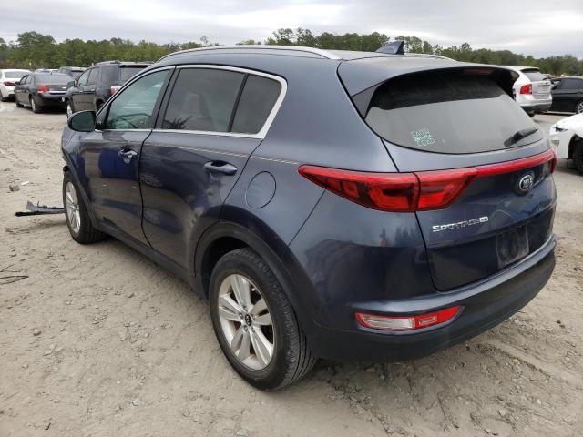 KNDPM3AC6K7494260 - 2019 KIA SPORTAGE L BLUE photo 2