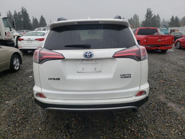 JTMDJREV7HD146973 - 2017 TOYOTA RAV4 HV LI WHITE photo 6