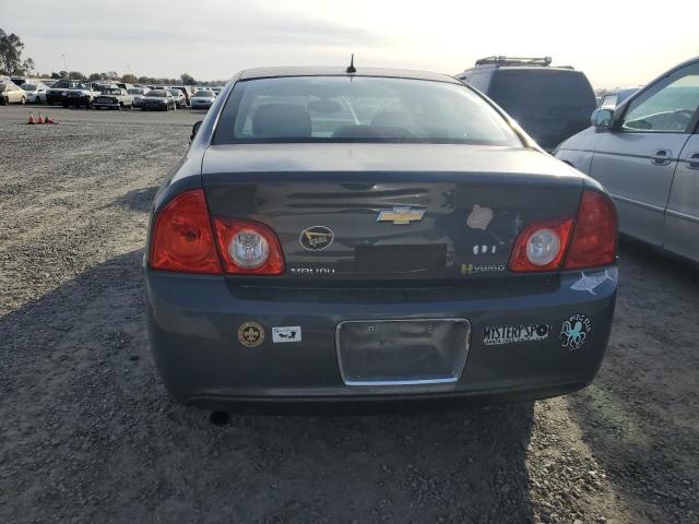 1G1ZF57539F209739 - 2009 CHEVROLET MALIBU HYB GRAY photo 6