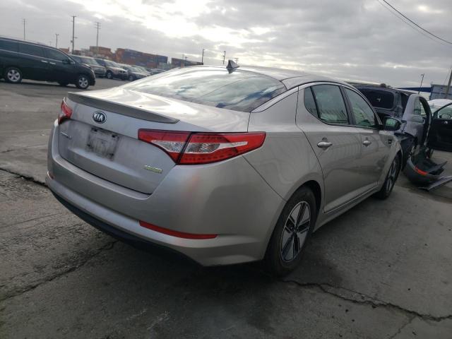 KNAGM4AD4D5046187 - 2013 KIA OPTIMA HYB SILVER photo 3