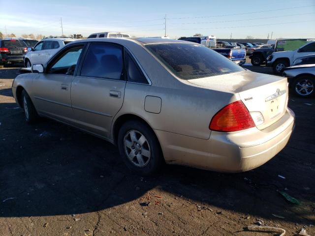 4T1BF28B42U234870 - 2002 TOYOTA AVALON GOLD photo 2