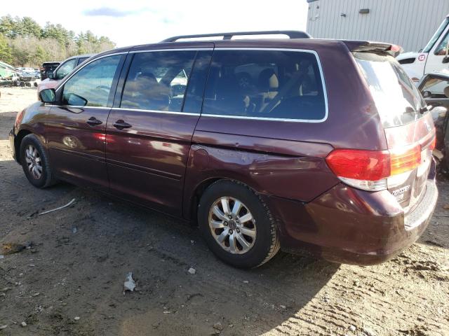 5FNRL3H42AB103317 - 2010 HONDA ODYSSEY EX BURGUNDY photo 2