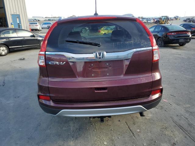 2HKRM3H77FH519766 - 2015 HONDA CR-V EXL BURGUNDY photo 6