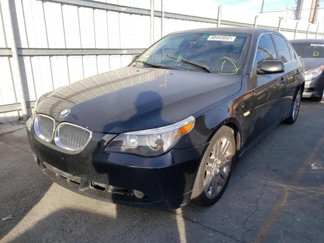 WBANE53516CK78731 - 2006 BMW 525 I BLACK photo 1