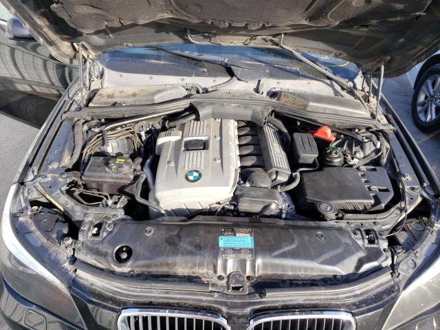 WBANE53516CK78731 - 2006 BMW 525 I BLACK photo 11