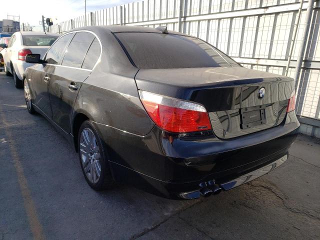 WBANE53516CK78731 - 2006 BMW 525 I BLACK photo 2