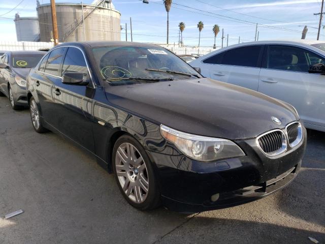 WBANE53516CK78731 - 2006 BMW 525 I BLACK photo 4