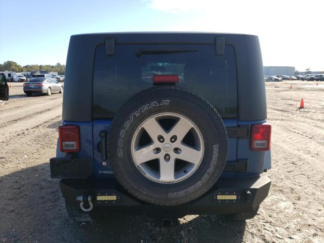 1J4AA2D14AL229517 - 2010 JEEP WRANGLER S BLUE photo 6