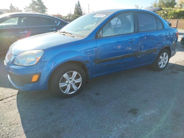 KNADE223096502147 - 2009 KIA RIO BASE BLUE photo 1