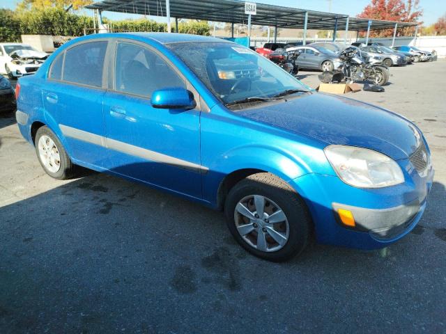 KNADE223096502147 - 2009 KIA RIO BASE BLUE photo 4