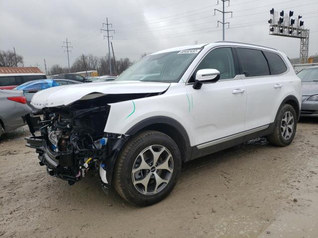 5XYP34HC6NG321571 - 2022 KIA TELLURIDE WHITE photo 1