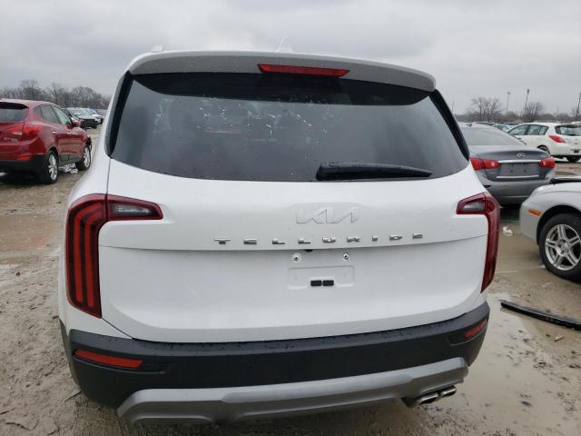 5XYP34HC6NG321571 - 2022 KIA TELLURIDE WHITE photo 6