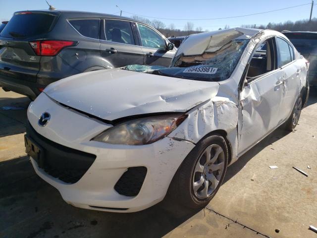 JM1BL1U76D1704880 - 2013 MAZDA 3 I WHITE photo 2